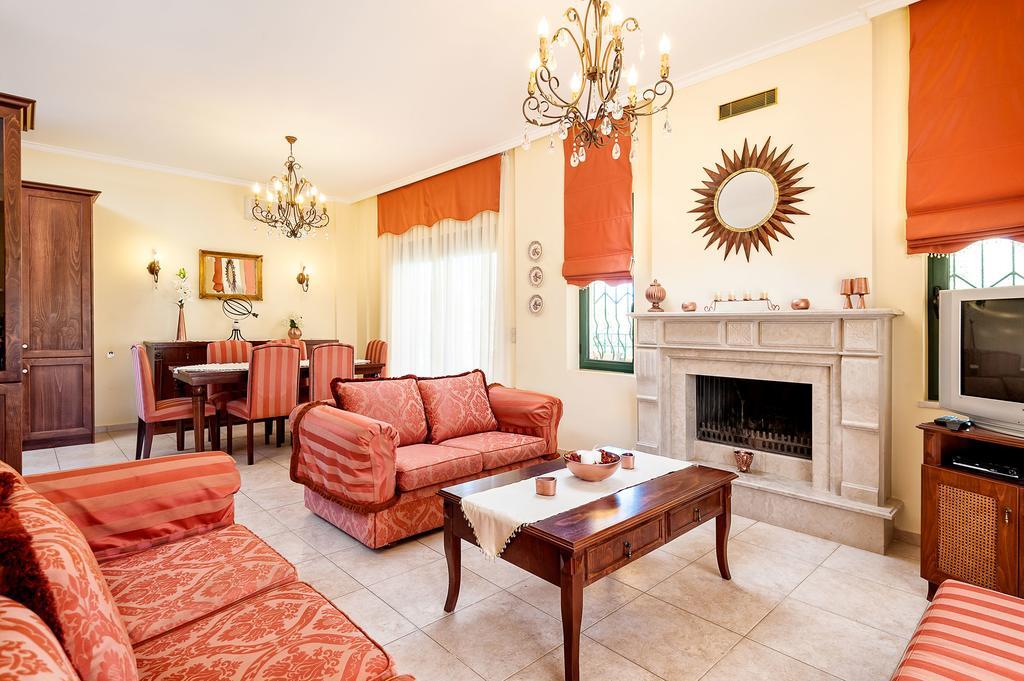 Villa Vallia - Villa Marina Kato Galatas Exteriör bild
